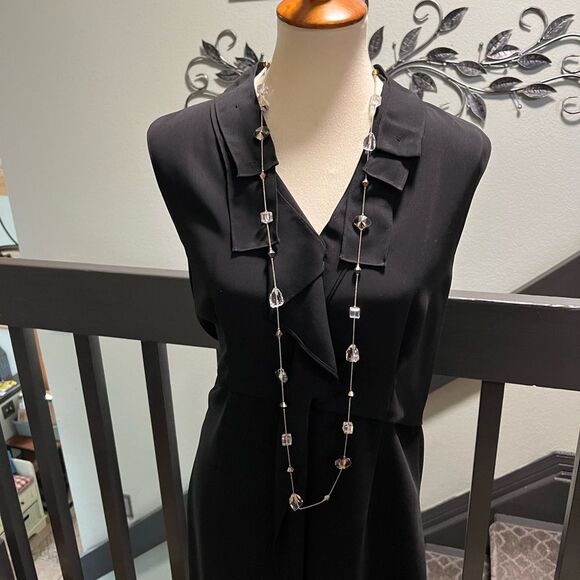 Premier Designs Elegant  “Ice Crystals Silver and Clear Beaded Necklace #PDNK1 - Picture 12 of 12